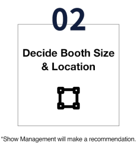 02. Decide Booth Size & Location